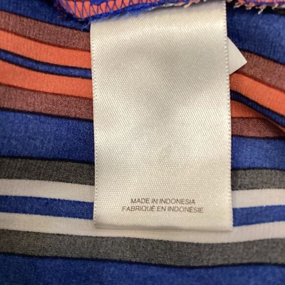 Express Striped Short-Sleeve Tunic Sz L - Picture 6 of 8